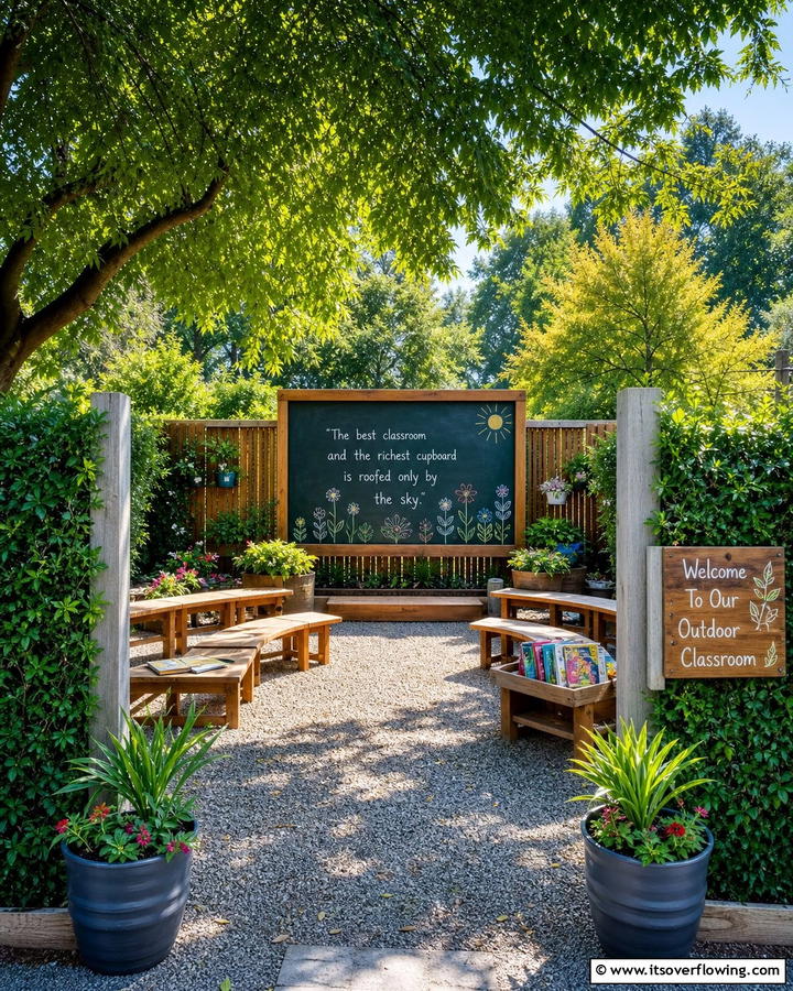 Outdoor Classroom - 20 Inspiring School Garden Ideas to Engage and Educate