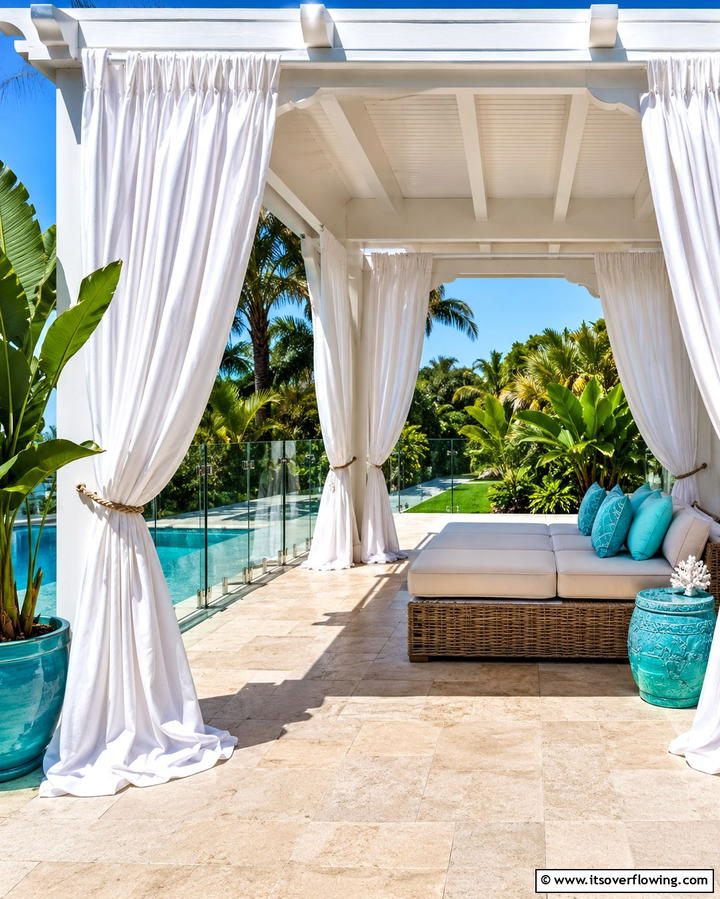 Outdoor Curtains - 25 Pergola Shade Ideas to Transform Your Outdoor Space