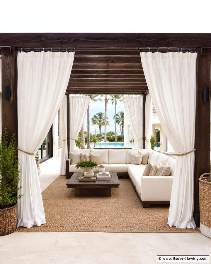 Outdoor Curtains - 25 Privacy Patio Ideas for a Secluded Outdoor Oasis