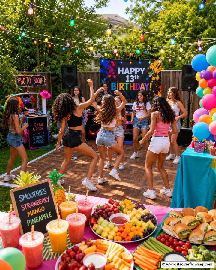 Outdoor Dance Party - 25 Backyard Birthday Party Ideas for Unforgettable Celebrations