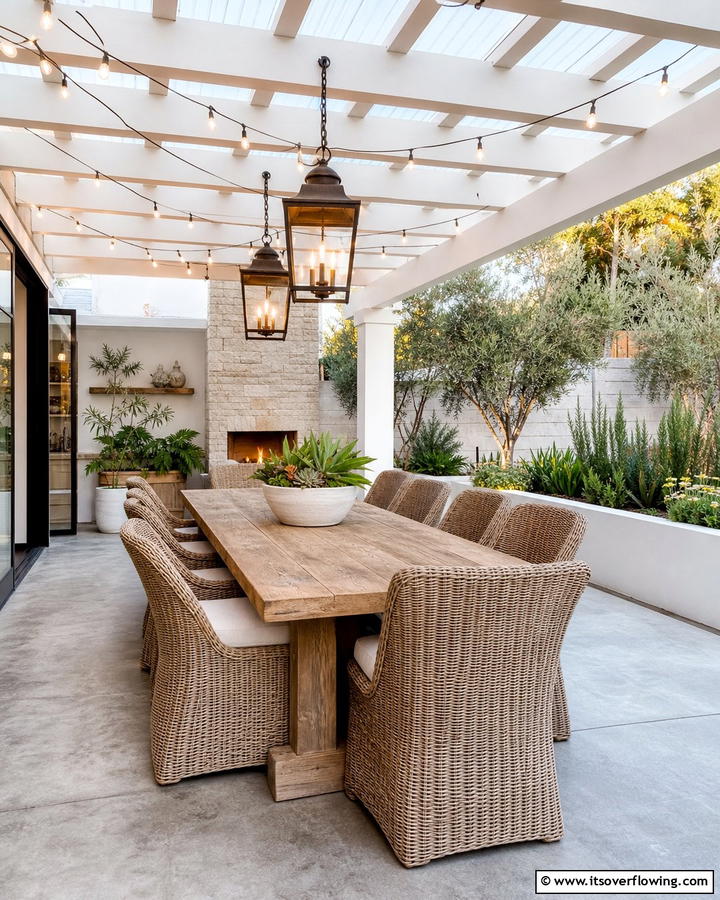 Outdoor Dining Area - 25 California Room Design Ideas for Indoor-Outdoor Living