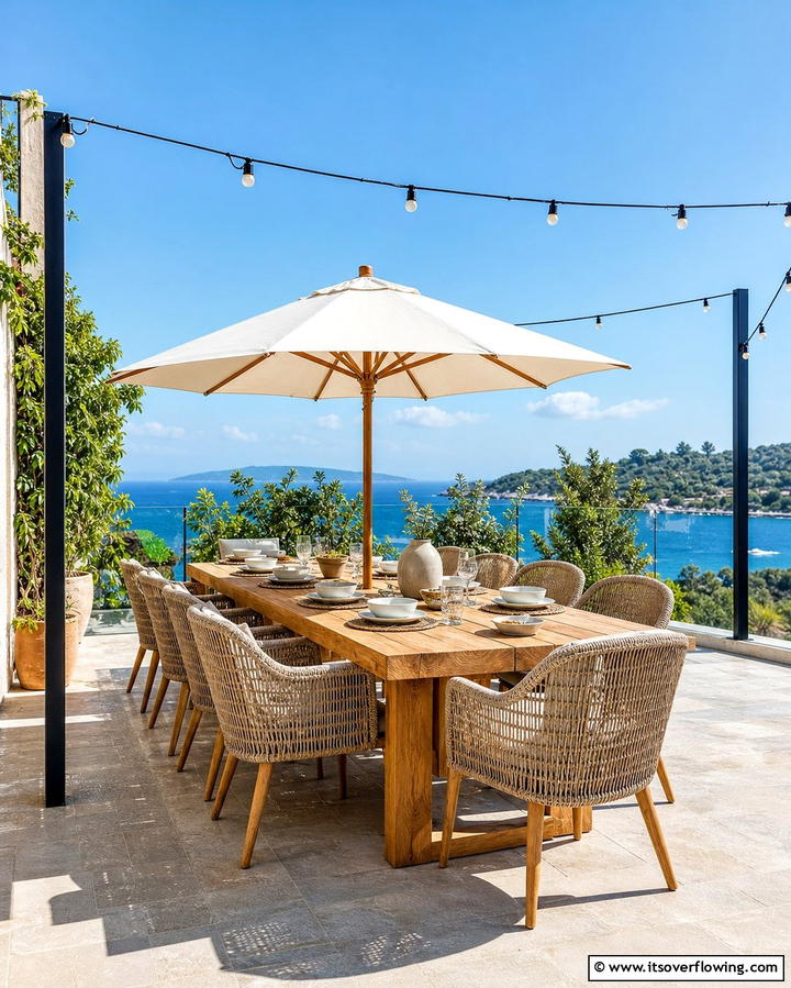 Outdoor Dining Area - 25 Terrace Design Ideas for Outdoor Living