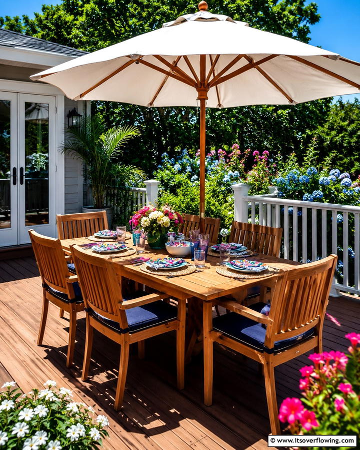 Outdoor Dining Delight - 25 Deck Decorating Ideas for a Stunning Outdoor Space