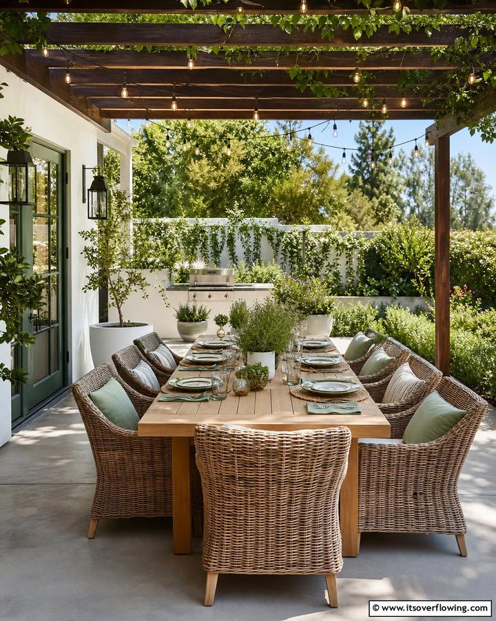Outdoor Dining Space - 21 Backyard Ideas for Functional and Beautiful Outdoor Spaces