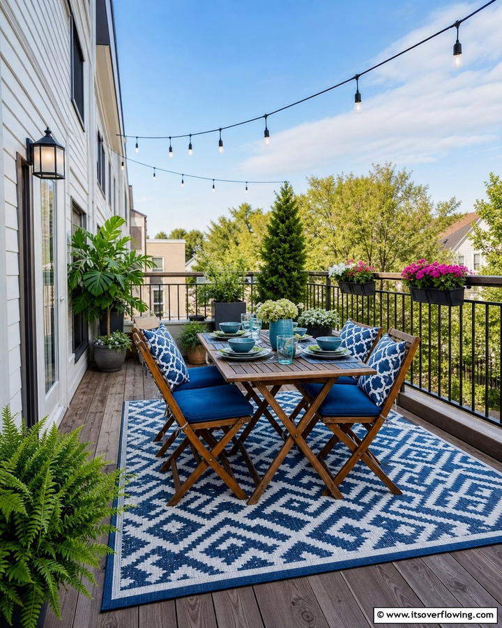 Outdoor Dining Space - 20 Second Story Balcony Ideas for Stunning Views