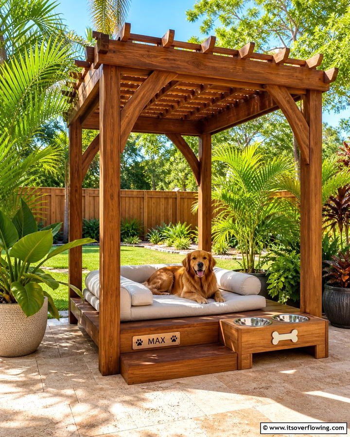 Outdoor Dog Lounge - 25 Dog Room Ideas for a Pet-Friendly Home