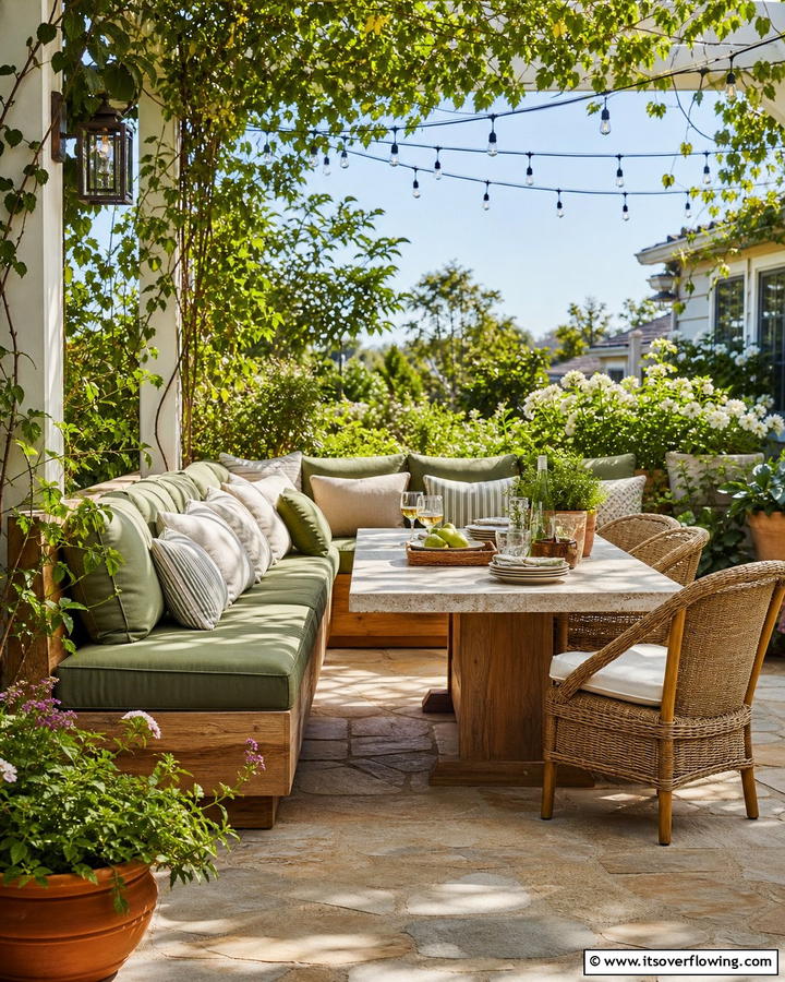 Outdoor Garden Banquette - 21 Banquette Seating Ideas for Stylish & Functional Dining Spaces