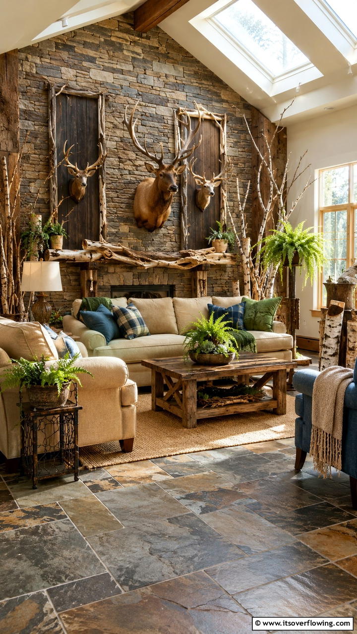 Outdoor Inspired Decor - 30 Hunting Trophy Room Ideas for Rustic Decor