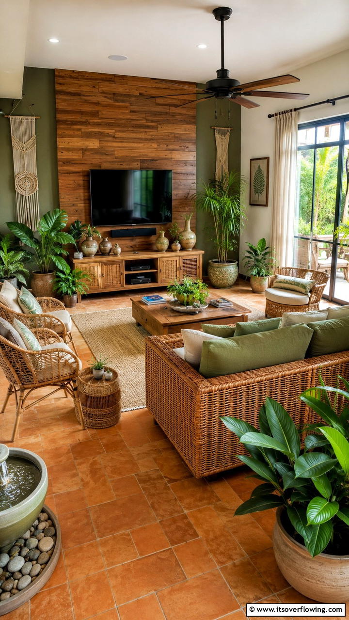 Outdoor Inspired Tv Room - 21 Cozy TV Room Ideas for Ultimate Entertainment Spaces