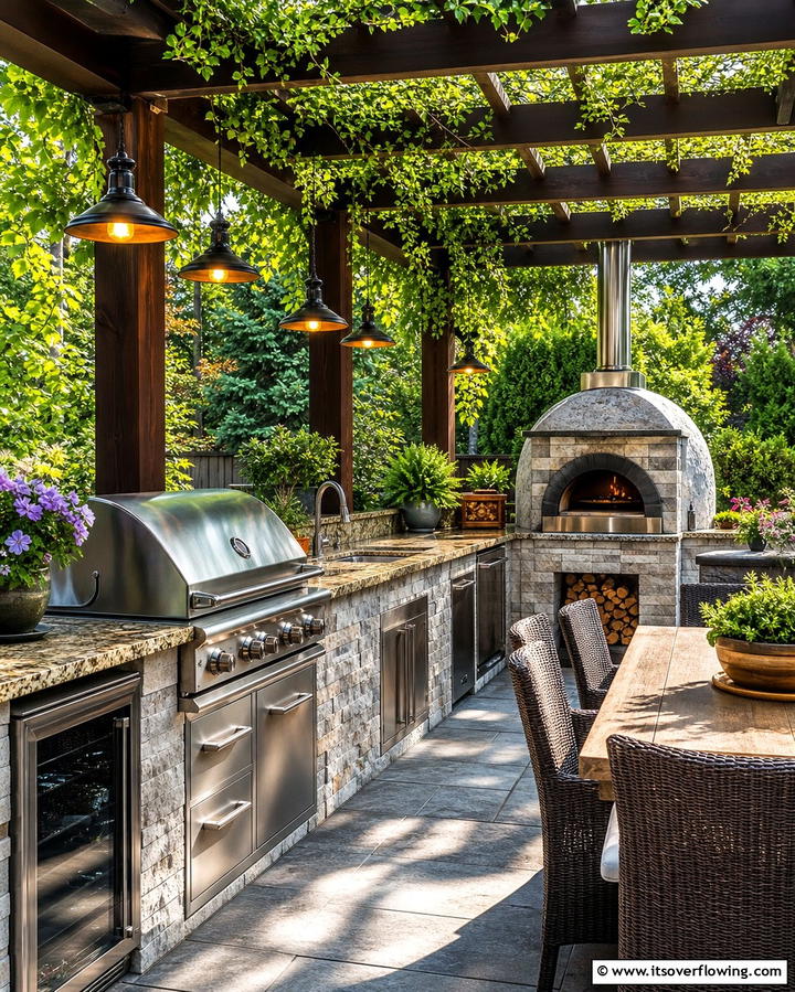 Outdoor Kitchen - 25 Backyard Entertainment Ideas for Fun Gatherings