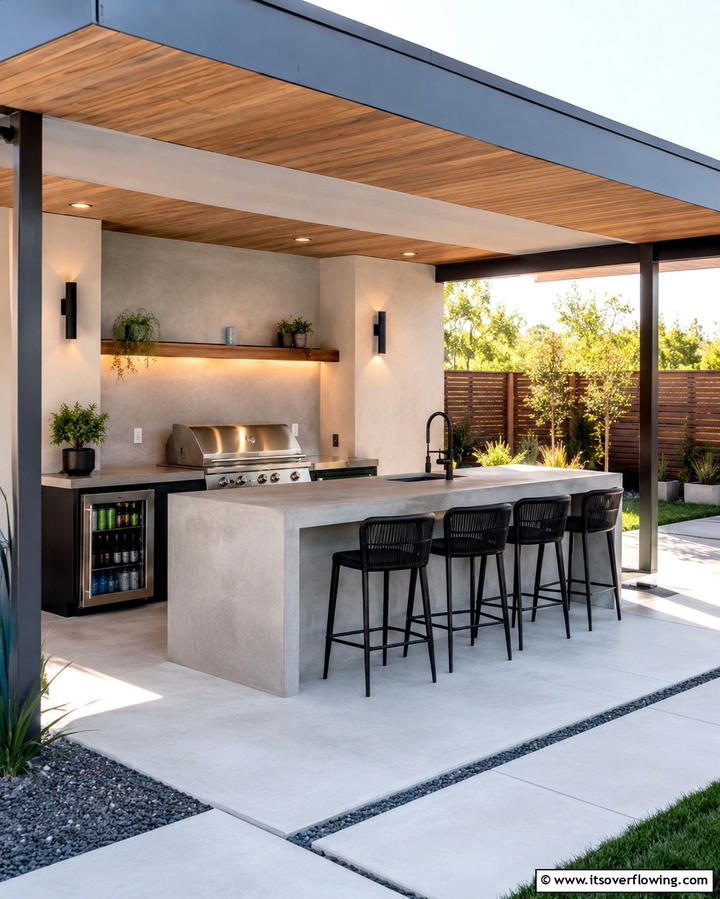 Outdoor Kitchen - 30 Florida Backyard Ideas for Tropical Outdoor Living
