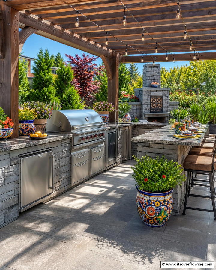 Outdoor Kitchen Masterpiece - 21 Hardscape Ideas to Revamp Your Outdoor Spaces