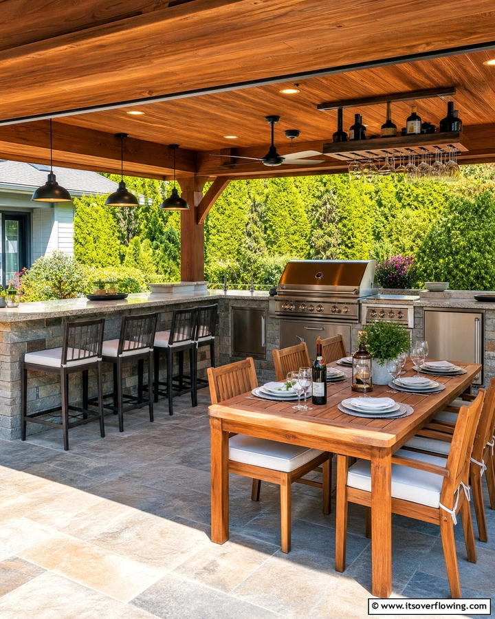 Outdoor Kitchen Paradise - 21 Covered Patio Ideas for All-Weather Outdoor Living