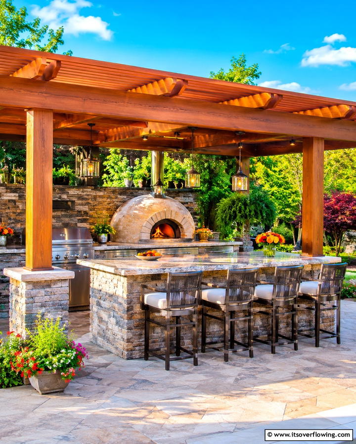 Outdoor Kitchen Retreat - 25 Home Addition Ideas to Expand Your Living Space