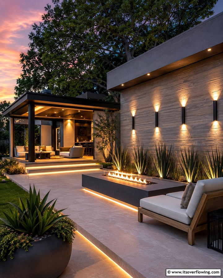 Outdoor Lighting Features - 25 Patio Wall Ideas to Transform Your Outdoor Space