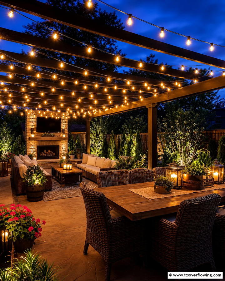 Outdoor Lighting Magic - 20 Patio Extension Ideas to Enhance Your Outdoor Living Space