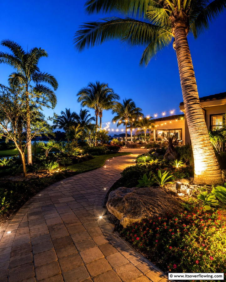 Outdoor Lighting for Ambiance - 25 Large Backyard Landscaping Ideas for a Stunning Outdoor Oasis