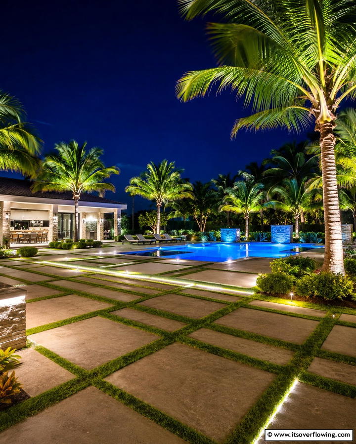 Outdoor Lighting for Tropical Nights - 25 South Florida Landscaping Ideas for Tropical Vibes
