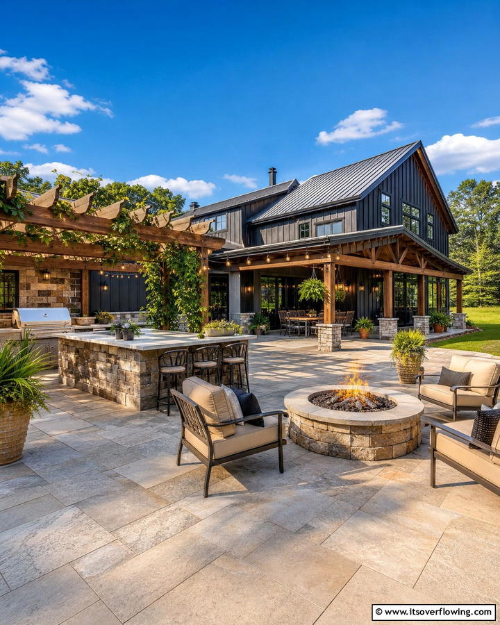 Outdoor Living Spaces - 20 Barndominium Exterior Ideas for Curb Appeal