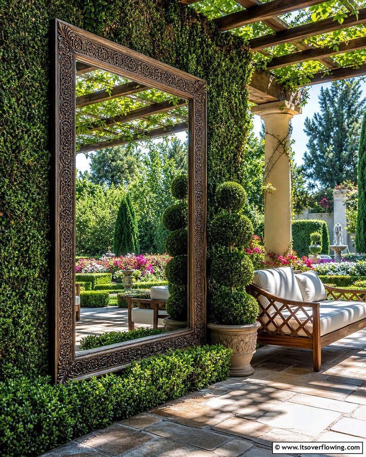 Outdoor Mirrors - 20 Outdoor Wall Decor Ideas to Transform Your Space