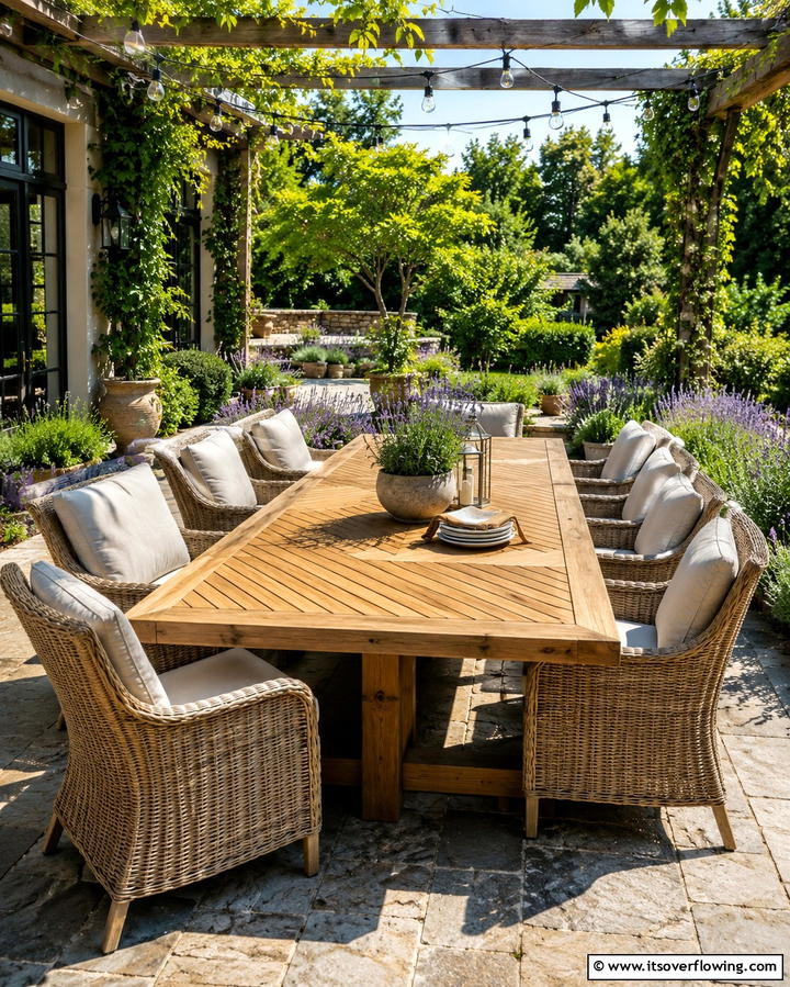 Outdoor Patio Dining Table - 30 Innovative Table Design Ideas for Functional Spaces