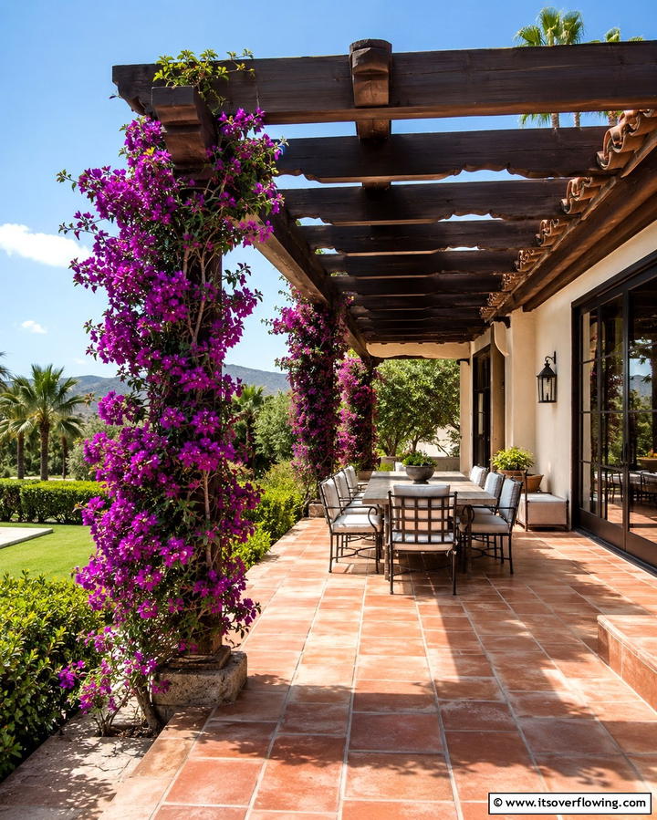 Outdoor Pergolas - 25 Spanish Style Home Exterior Ideas for Curb Appeal