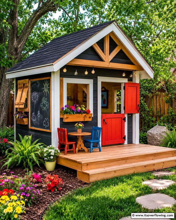 Outdoor Playhouse Adventure - 25 Backyard Ideas for Kids to Create Fun Outdoor Spaces