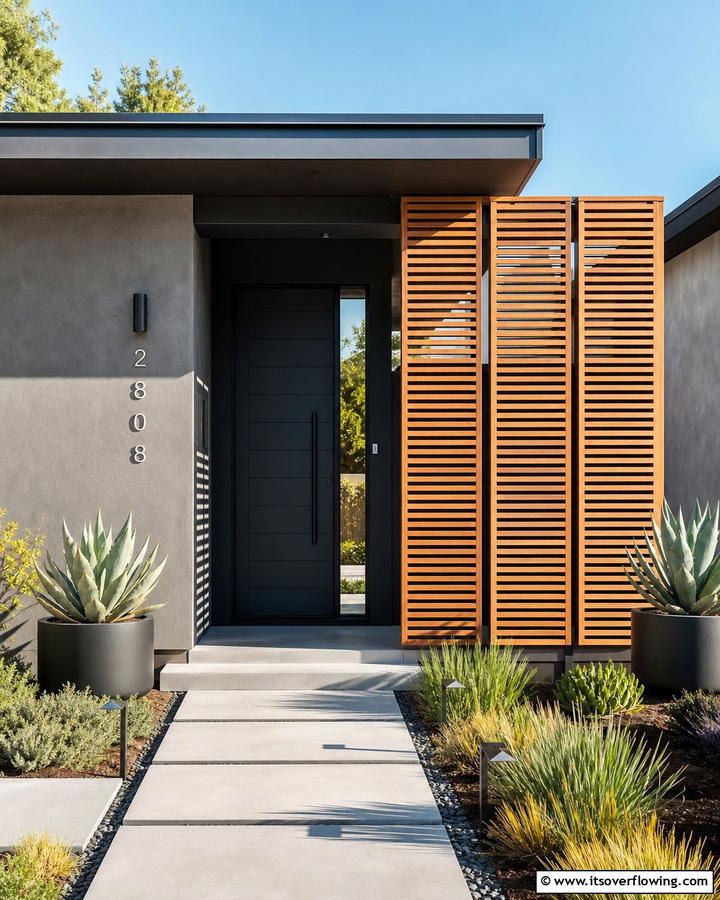 Outdoor Privacy Screens - 20 Front Door Privacy Ideas to Enhance Your Home Security