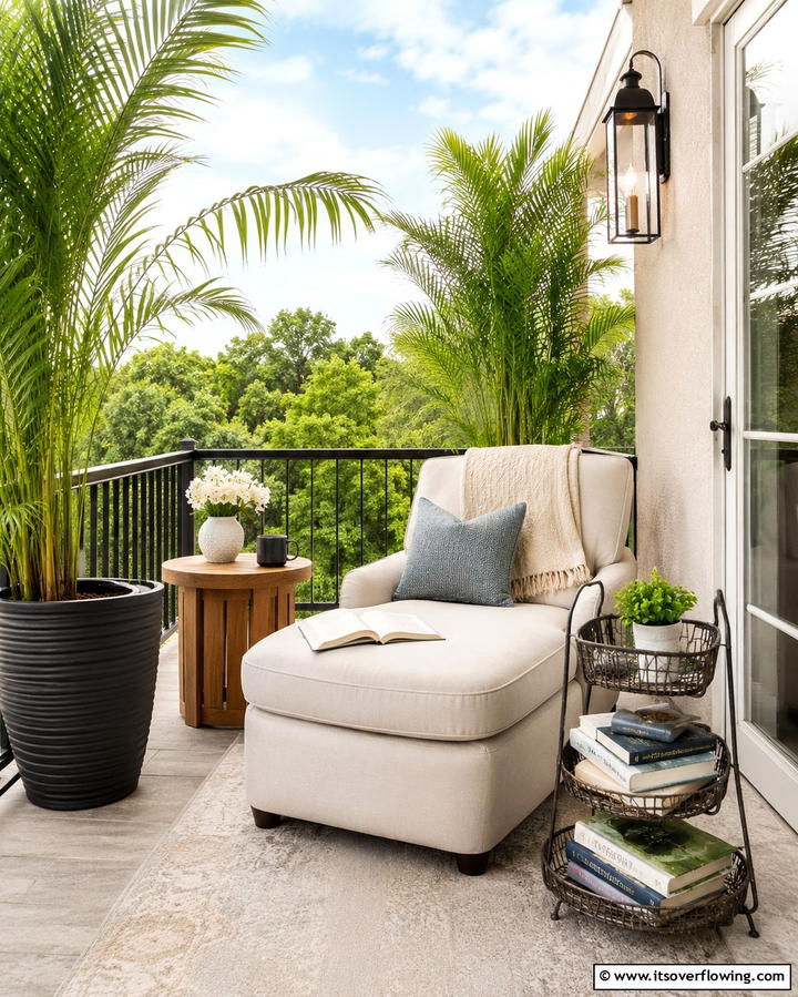 Outdoor Reading Nook - 25 Large Balcony Ideas for Stunning Outdoor Spaces