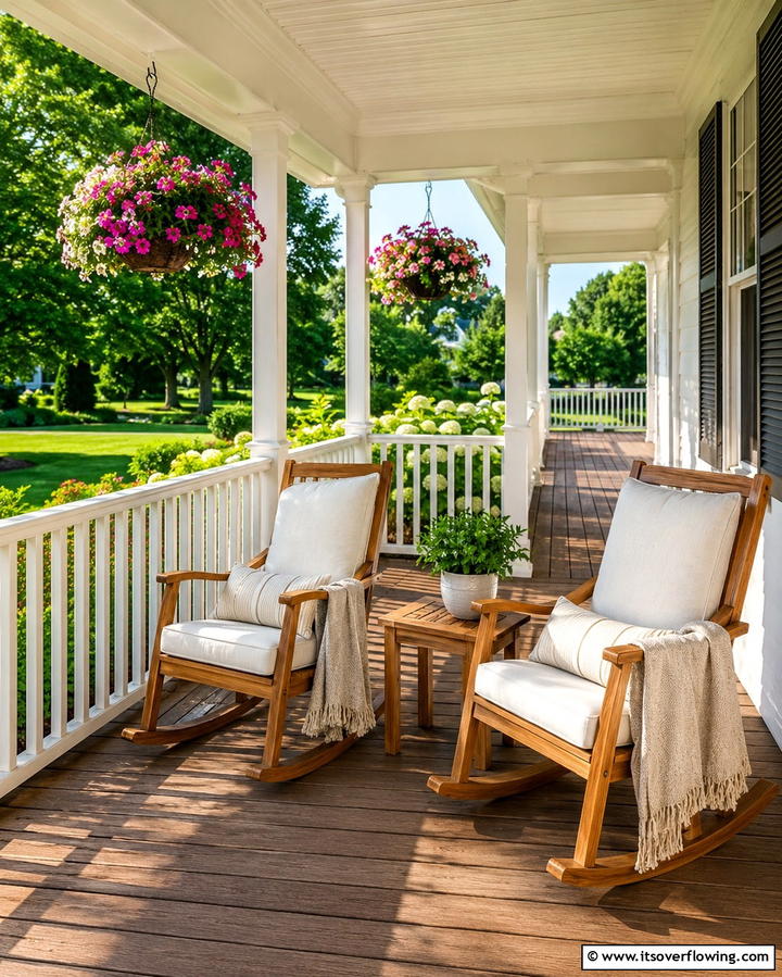 Outdoor Rocking Chairs - 25 Deck Furniture Ideas for Comfortable Outdoor Living