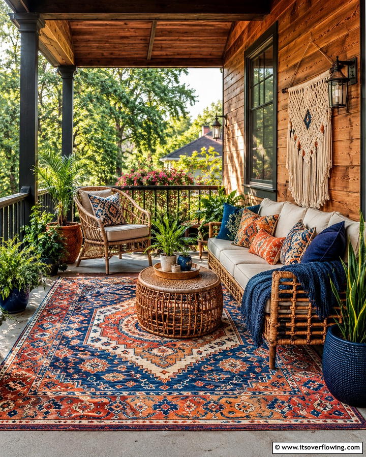 Outdoor Rugs - 25 Porch Flooring Options for Stylish Outdoor Spaces