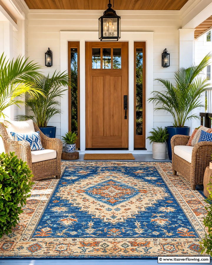 Outdoor Rugs - 25 Front Door Decor Ideas to Welcome Guests in Style