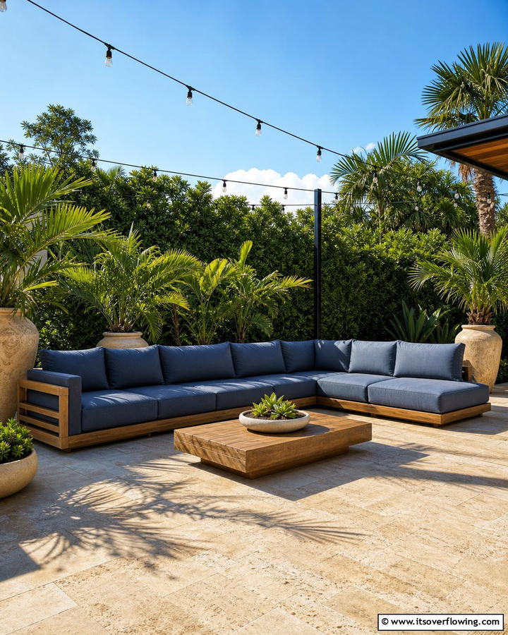 Outdoor Sectional - 21 Outdoor Seating Ideas for Comfortable Gatherings