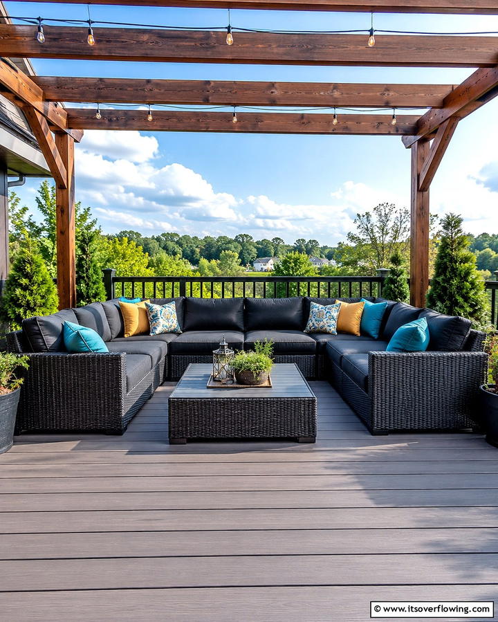 Outdoor Sectionals - 25 Deck Furniture Ideas for Comfortable Outdoor Living