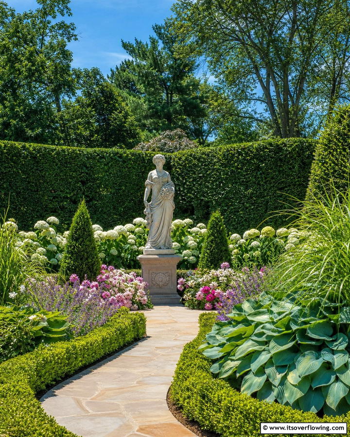 Outdoor Statues - 20 Garden Focal Point Ideas to Enhance Your Yard