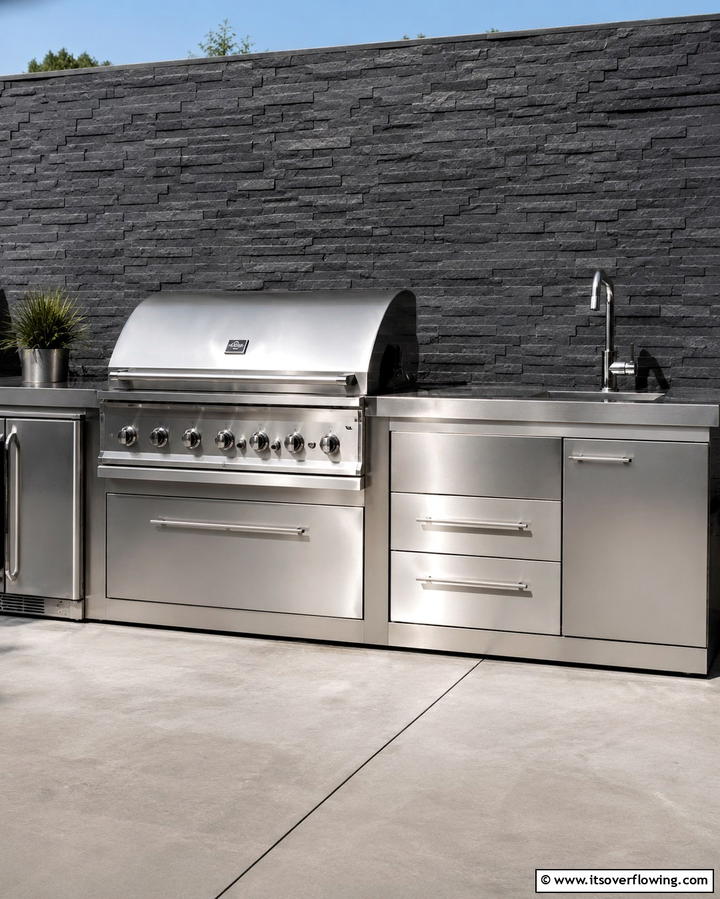 Outdoor Stone Grill Station - 25 Grill Station Ideas for the Ultimate Outdoor Cooking Space