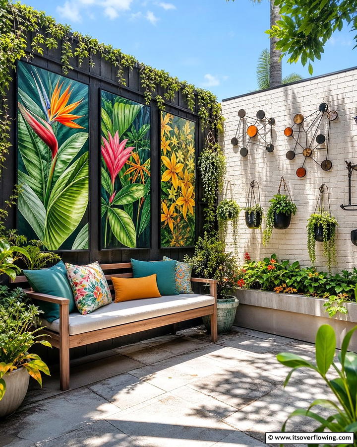 Outdoor Wall Art - 21 Outdoor Decor Ideas to Refresh Your Patio or Garden
