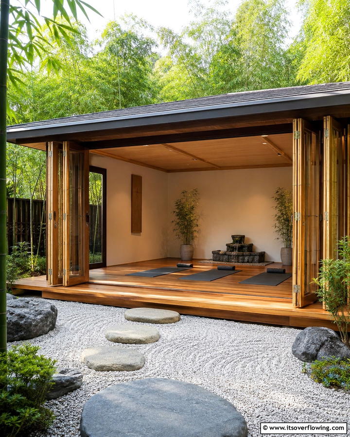 Outdoor Yoga Shed - 25 Garden Shed Ideas for Functional Outdoor Storage