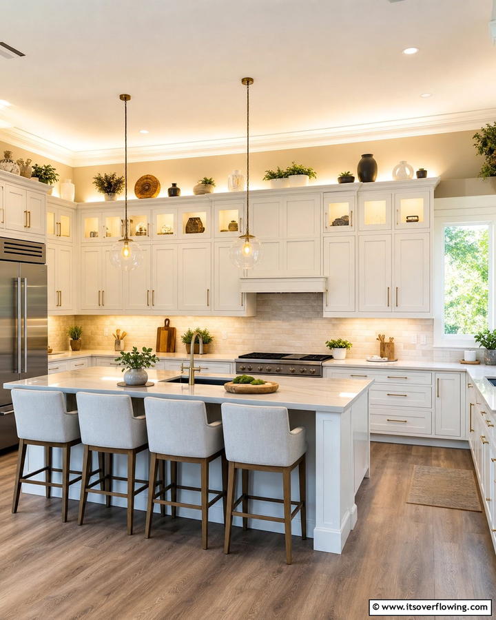 Over Cabinet Ambient Lighting - 20 Cabinet Lighting Ideas to Brighten Your Space