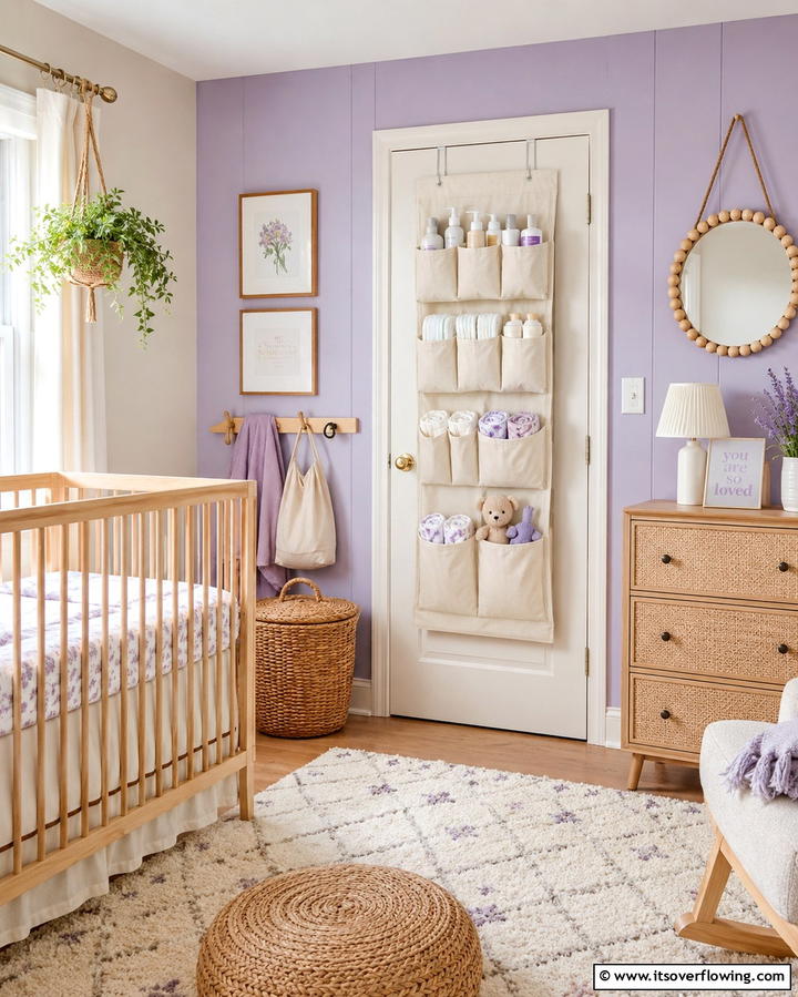 Over the Door Organizers - 25 Nursery Closet Ideas for Organized Baby Spaces