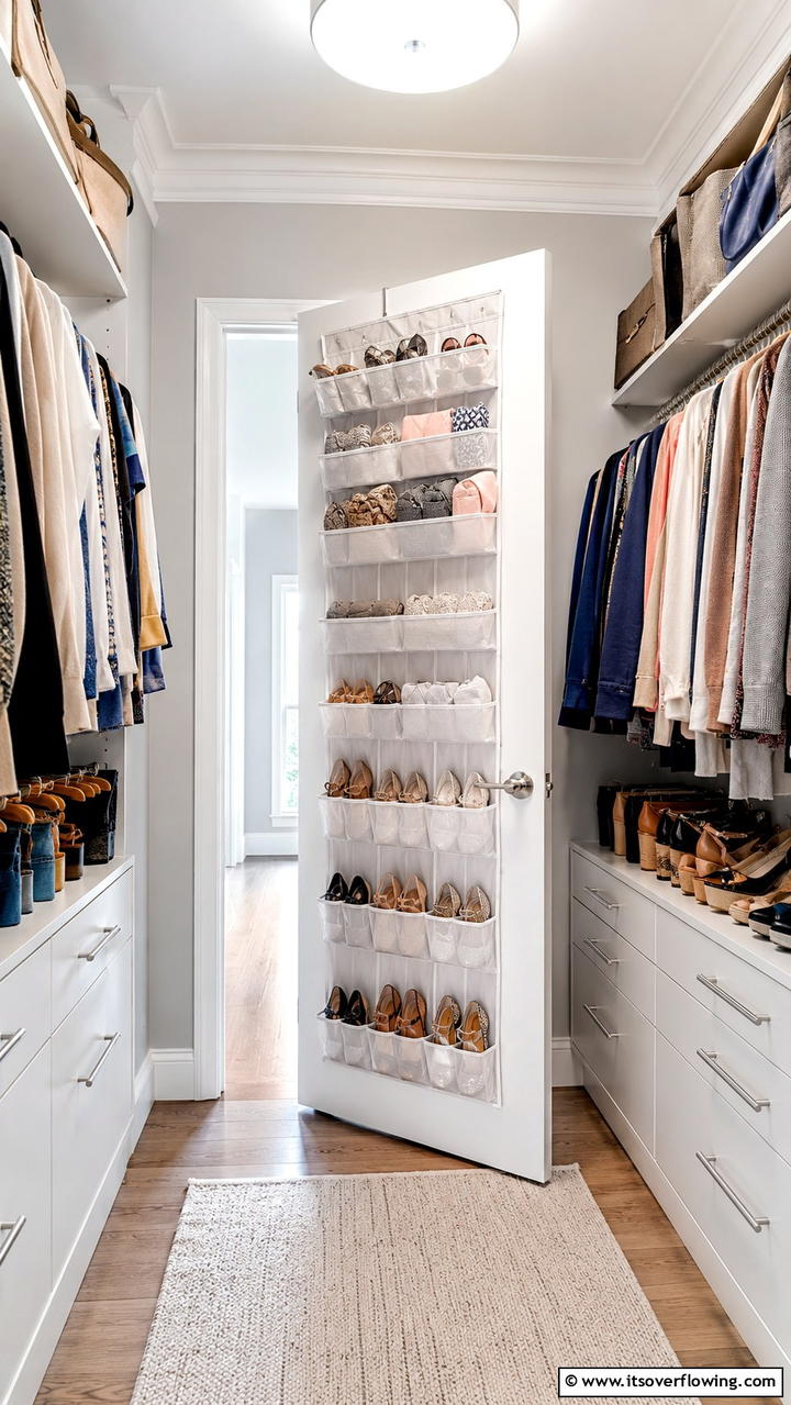 Over the Door Shelves - 30 Closet Shelving Ideas for Maximizing Storage and Space