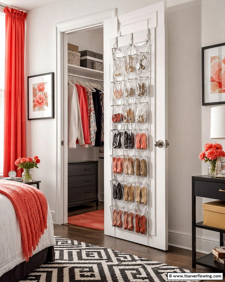Over the Door Storage Solutions - 25 Small Apartment Storage Ideas to Maximize Space