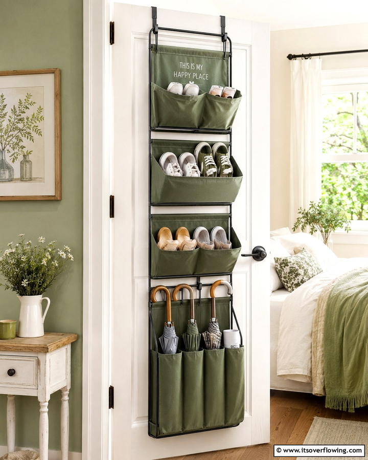Over the Door Storage Solutions - 25 Small Closet Storage Ideas to Maximize Space
