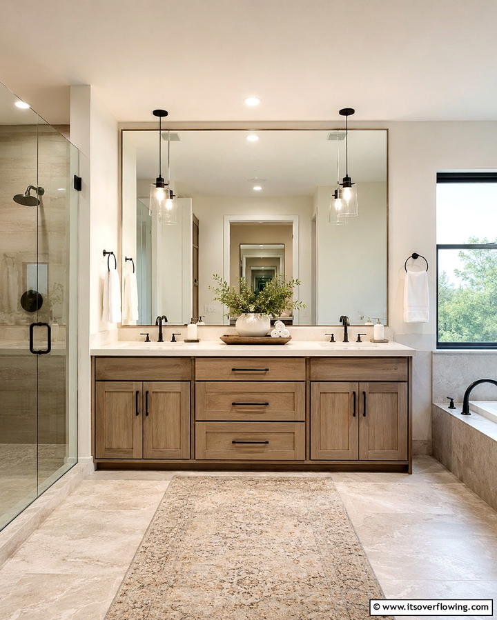 Over the Mirror Fixtures - 30 Bathroom Pendant Lighting Ideas for Modern Illumination
