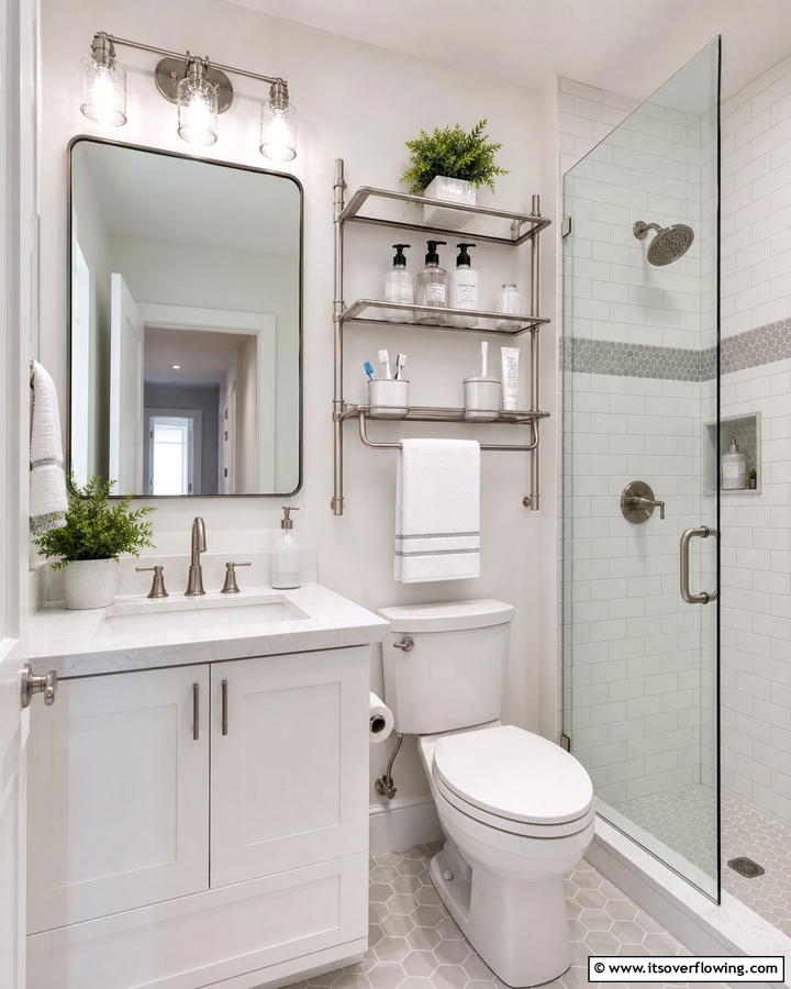 Over the Sink Racks Space Saving Essentials - 21 Bathroom Organization Ideas for a Clutter-Free Morning Routine