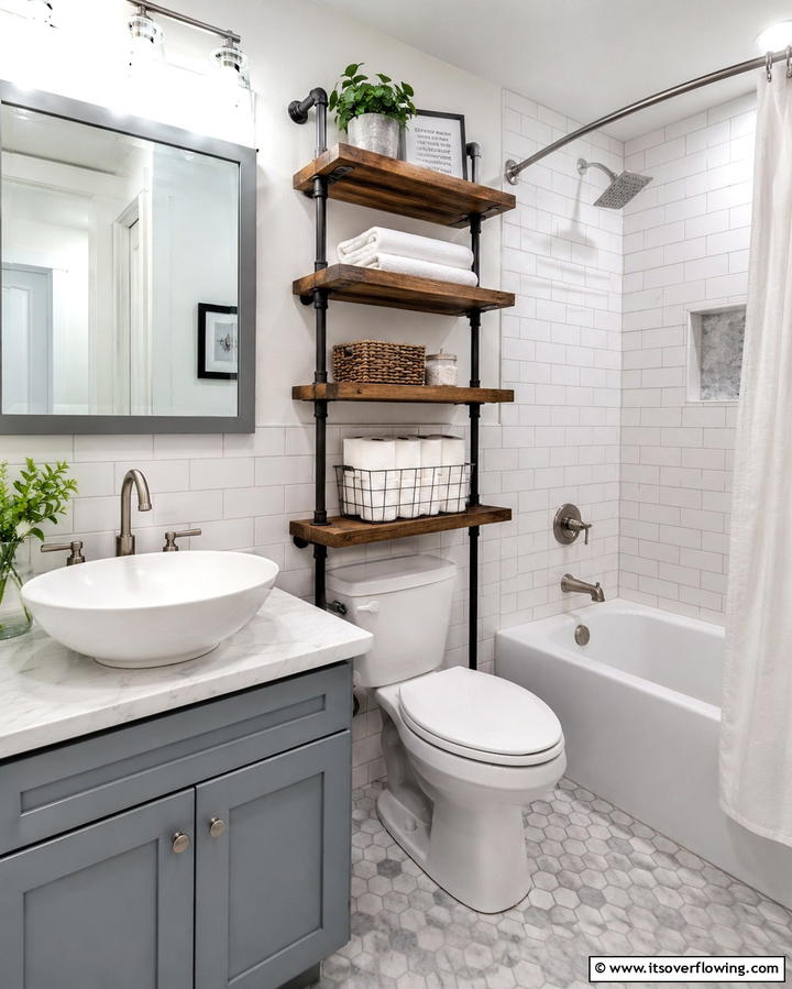 Over the Toilet Rack - 20 Toilet Paper Storage Ideas for Organized Bathrooms