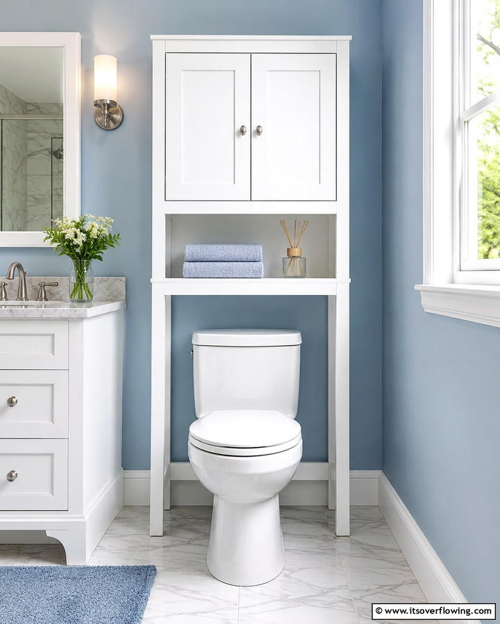 Over the Toilet Storage Cabinets - 25 Over Toilet Storage Ideas for Small Bathrooms