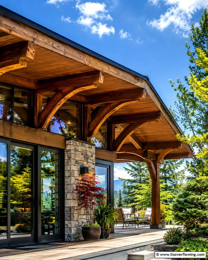 Overhanging Eaves for Extra Character - 25 Modern Cottage House Exterior Ideas for a Charming Look
