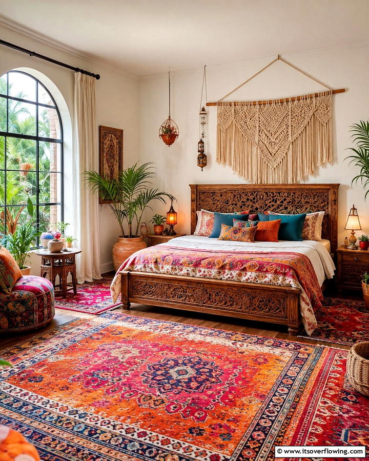 Oversized Area Rugs - 25 Pottery Barn Bedroom Ideas for a Cozy Retreat