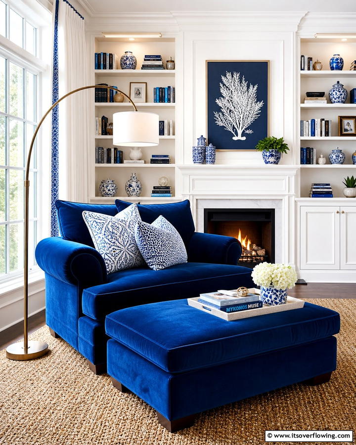 Oversized Chairs for Ultimate Relaxation - 25 Chairs in Front of Fireplace Ideas for Cozy Vibes